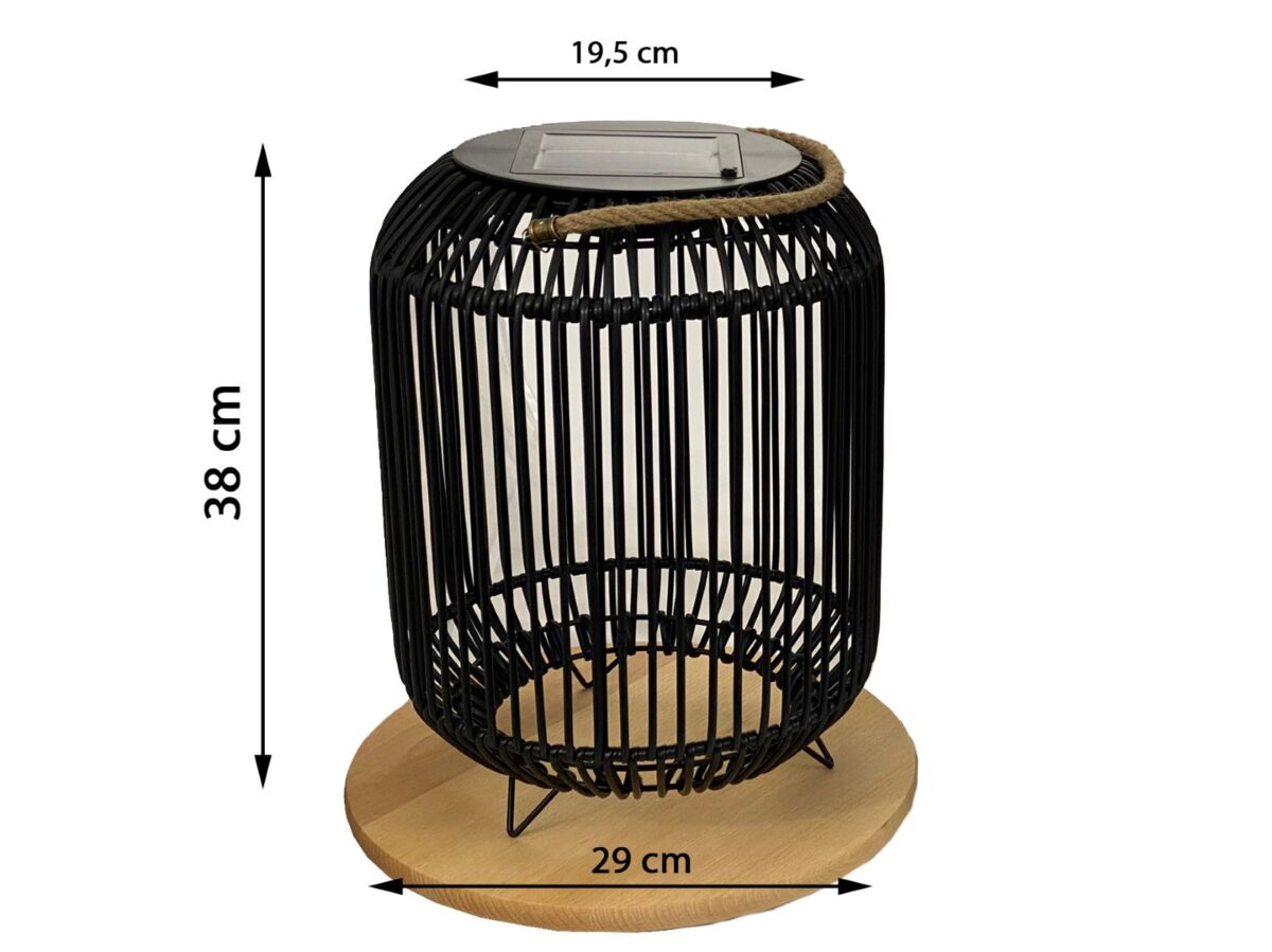 Lampa solarna ogrodowa Syriusz mała