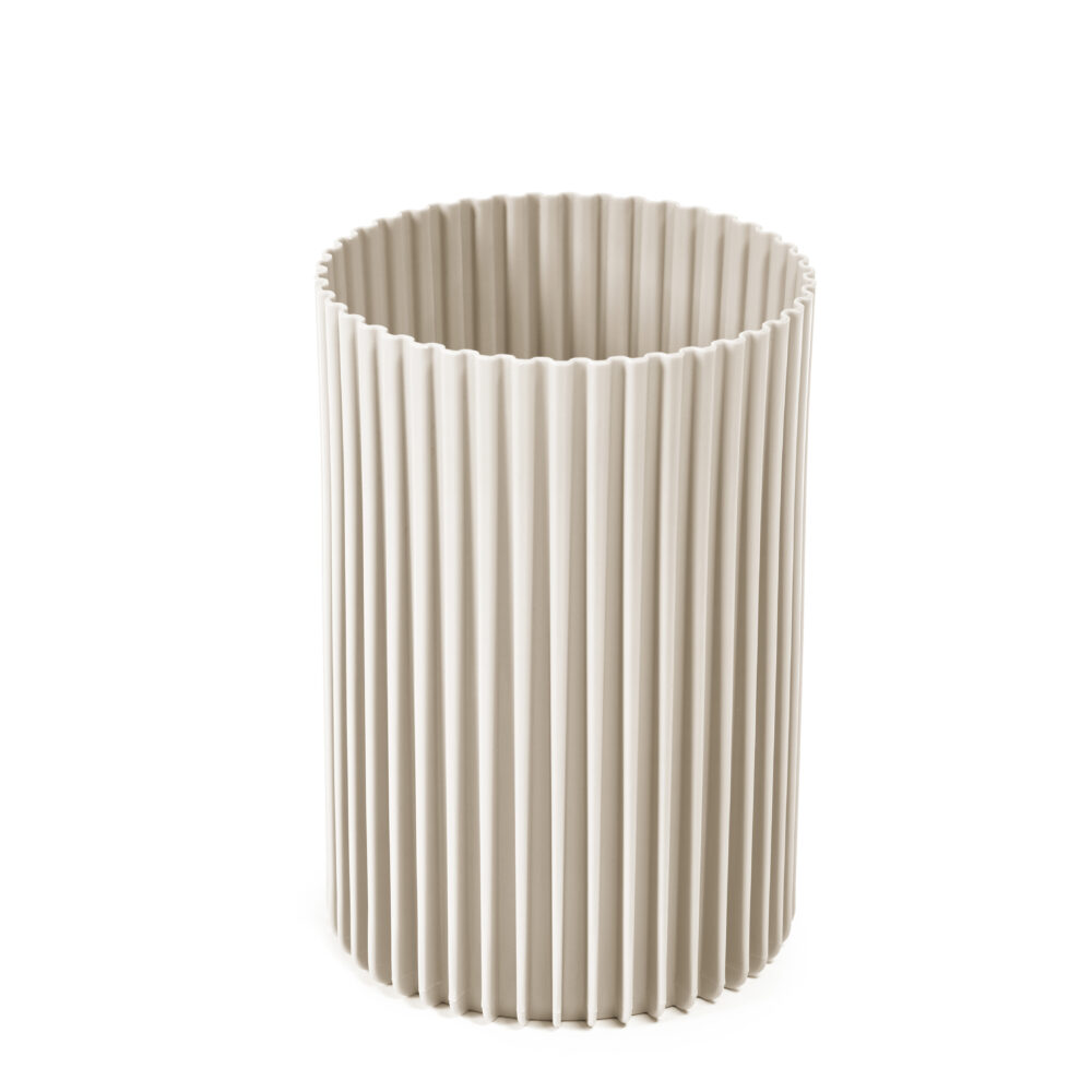 Wazony NEMO 3 szt. zestaw beżowy - zdjęcie nr 3